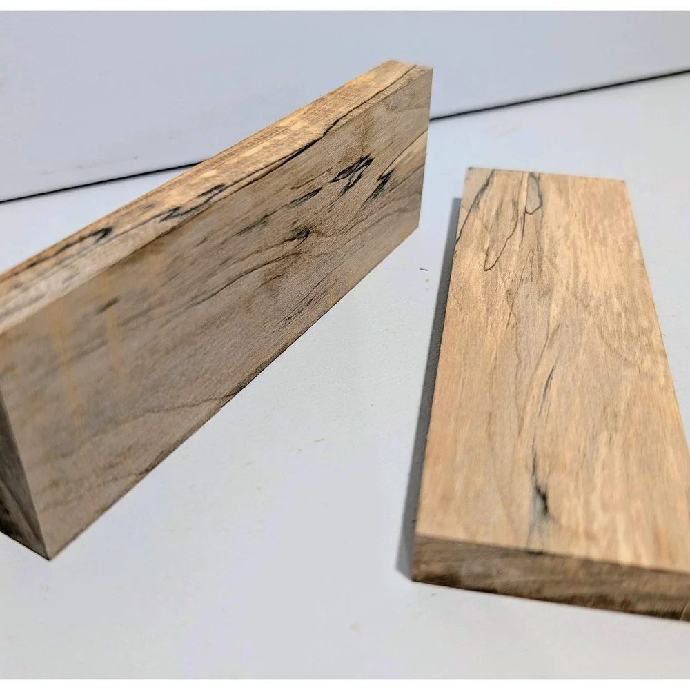 Knife Scales Bookmatched Spalted Maple | 6